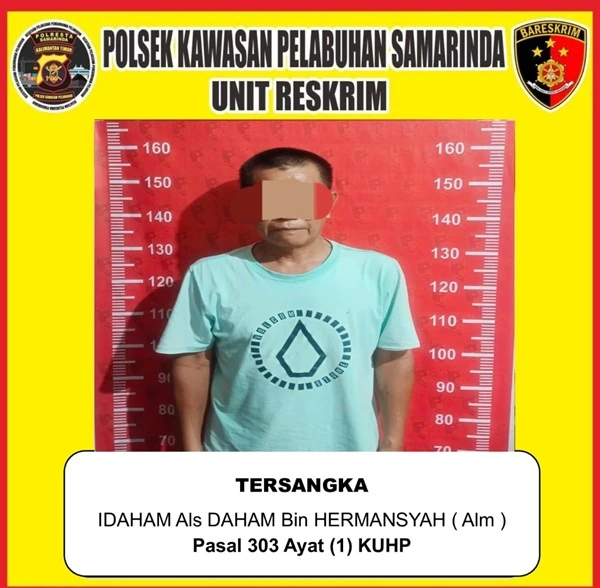 Polisi Gerebek Praktik Perjudian Togel Online di Samarinda, Seorang Pelaku Diamankan