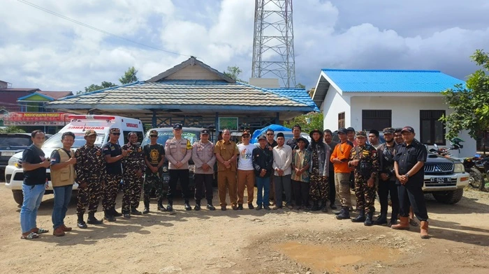 Kebakaran Hebat di Batu Timbau dan Batu Timbau Ulu, 109 Rumah Hangus, PAC Ansor Kongbeng Galang Bantuan