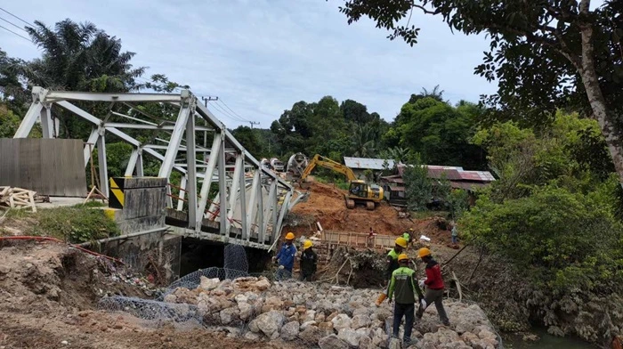 Pembangunan Jembatan Bailey Penghubung Kaltim-Kalsel Dimulai, Target Rampung Akhir Februari